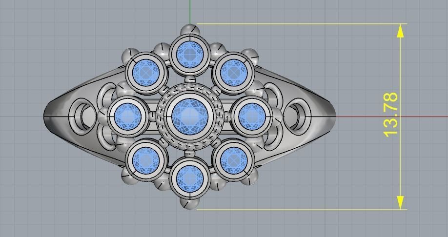 Ring Model 1930 3D print model_7