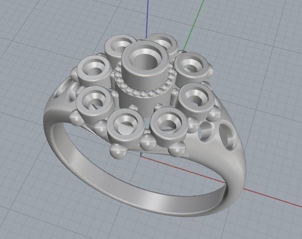 Ring Model 1930 3D print model_2