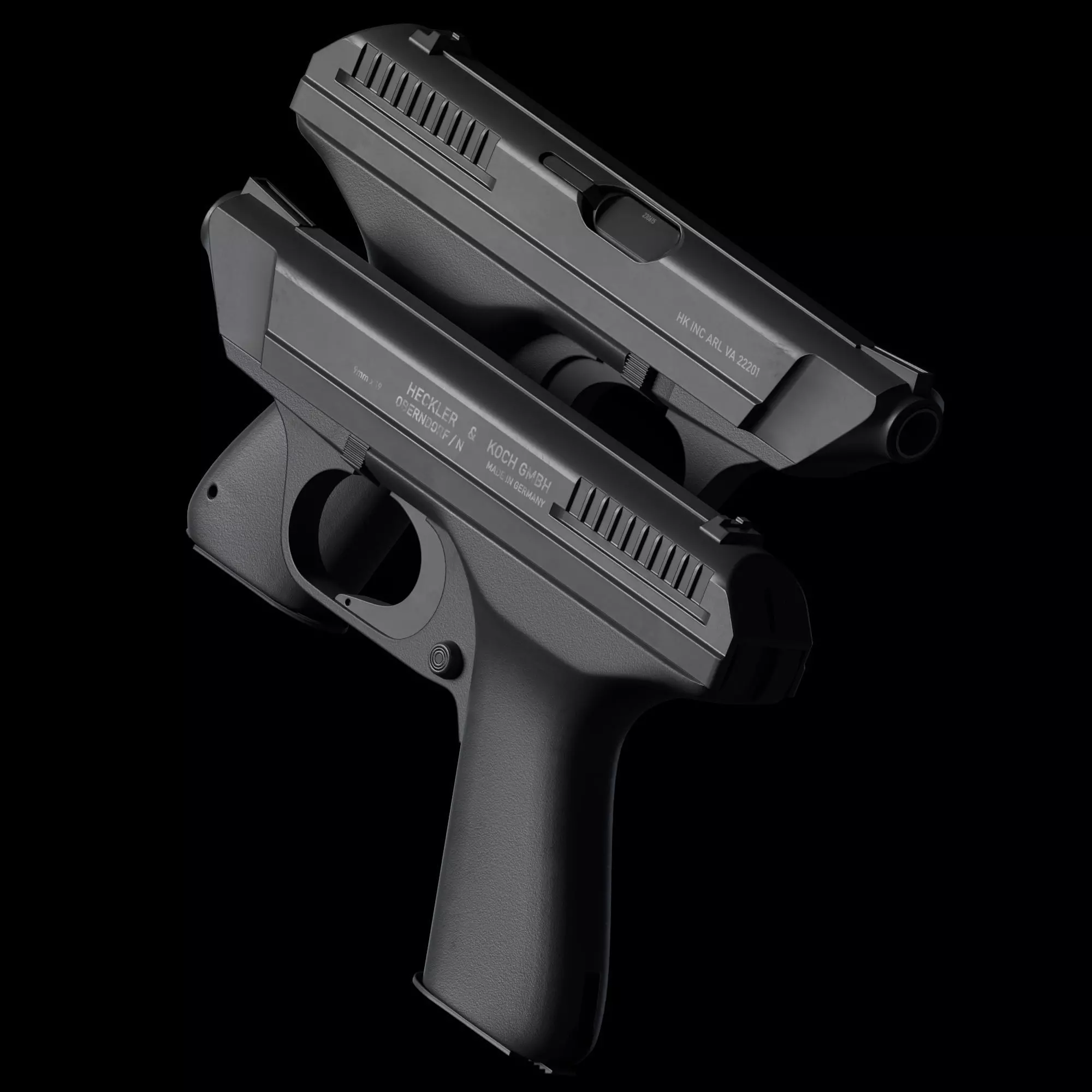 HK VP70 Low-poly 3D model_0