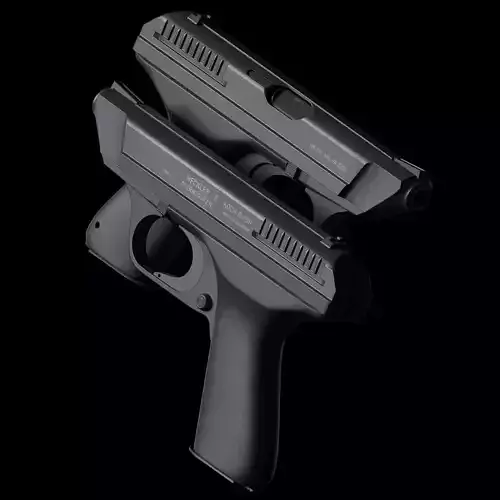 HK VP70 Low-poly 3D model HK VP70 Low-poly 3D model