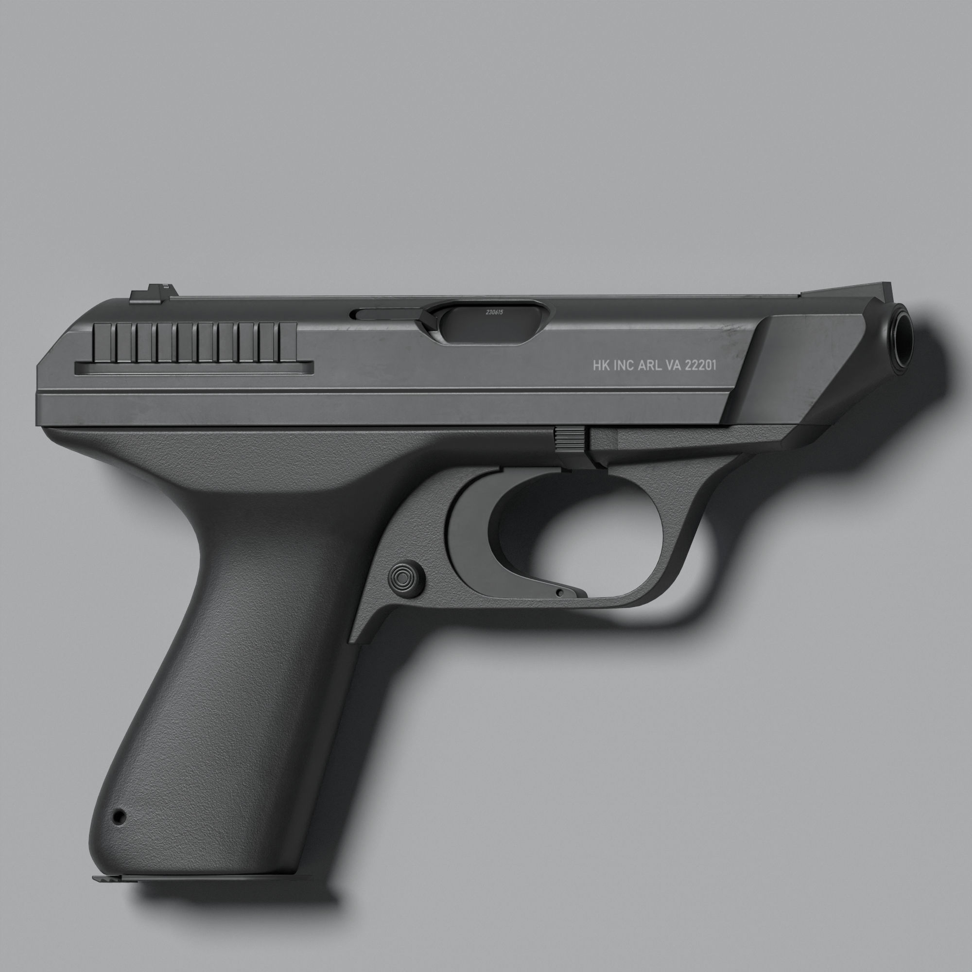 HK VP70 Low-poly 3D model_1