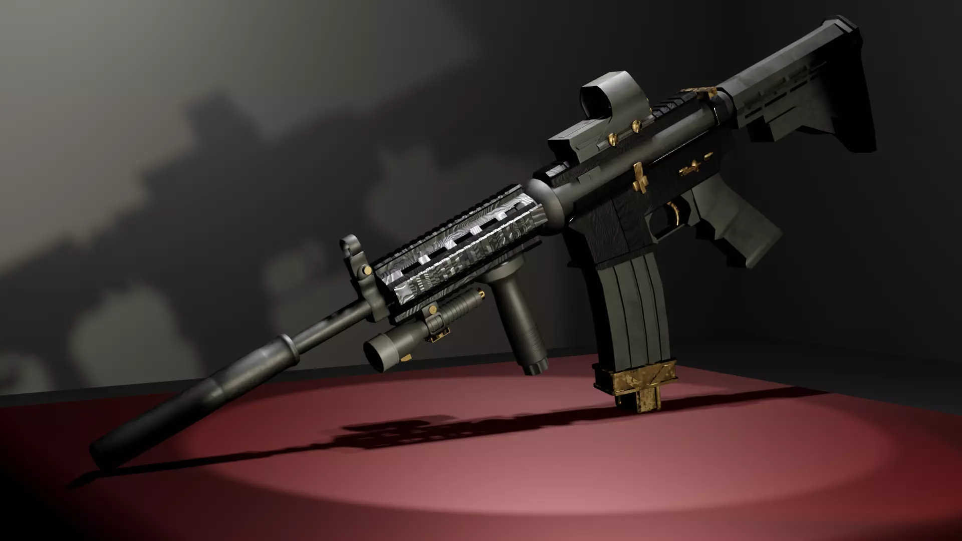M4A1 Rifle 3D model