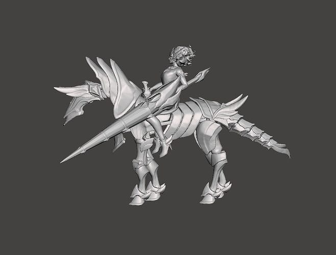 Star Guardian Rell 3D Model 3D print model