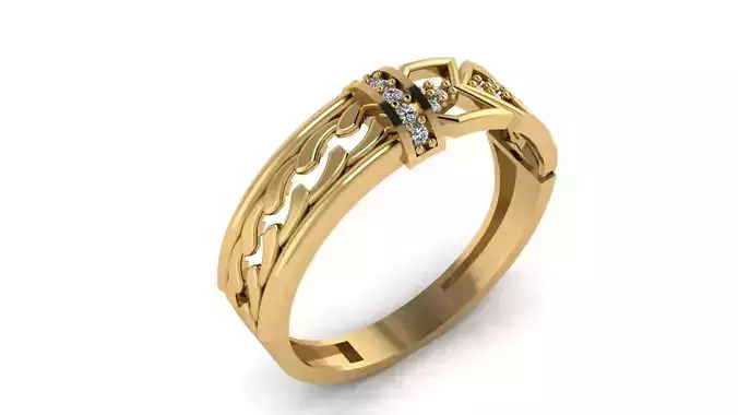 wedding Ring cocktail gemstone printable collection D 030