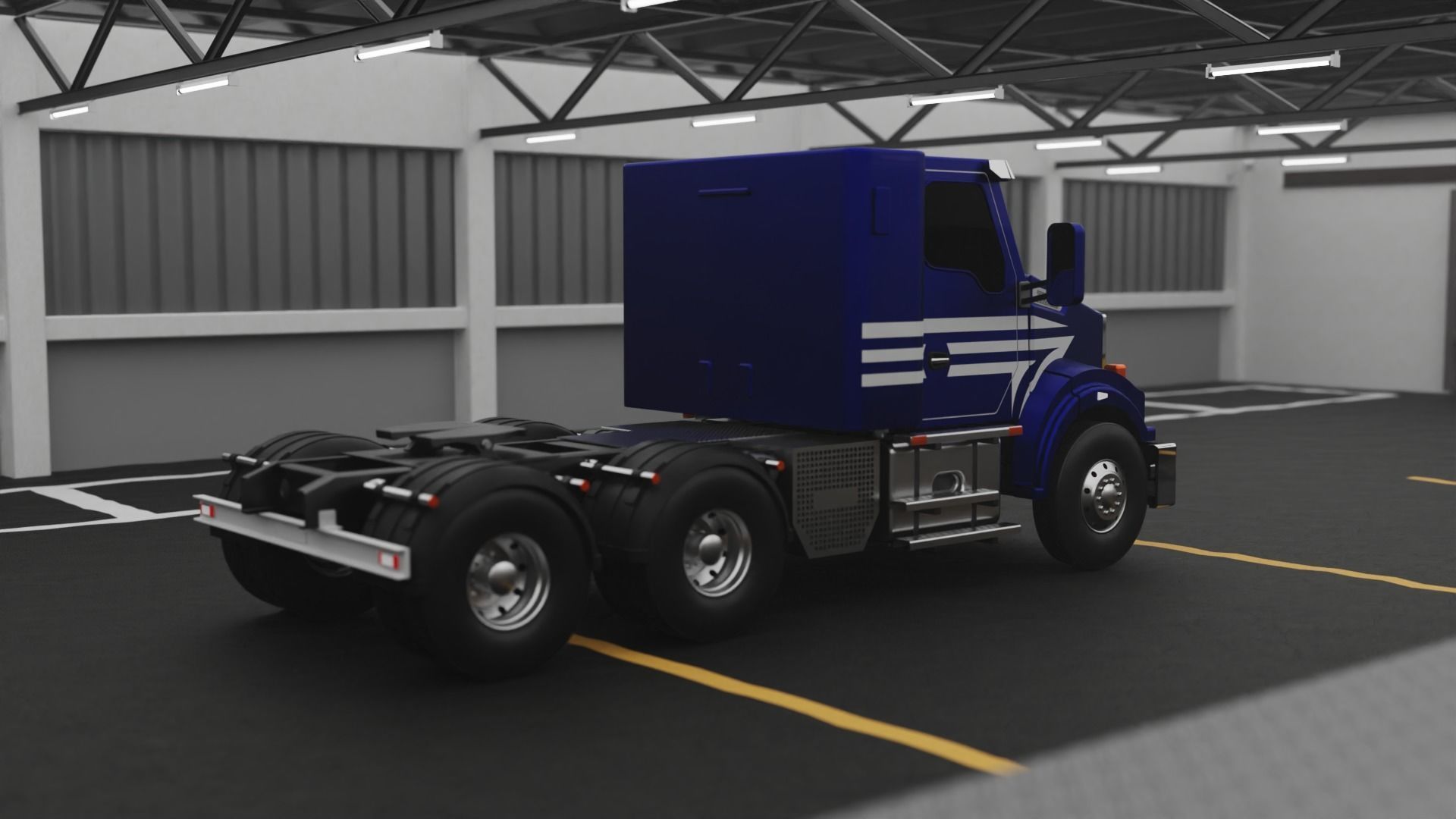 Kenworth T410SAR Truck Model Design 3D print model_14