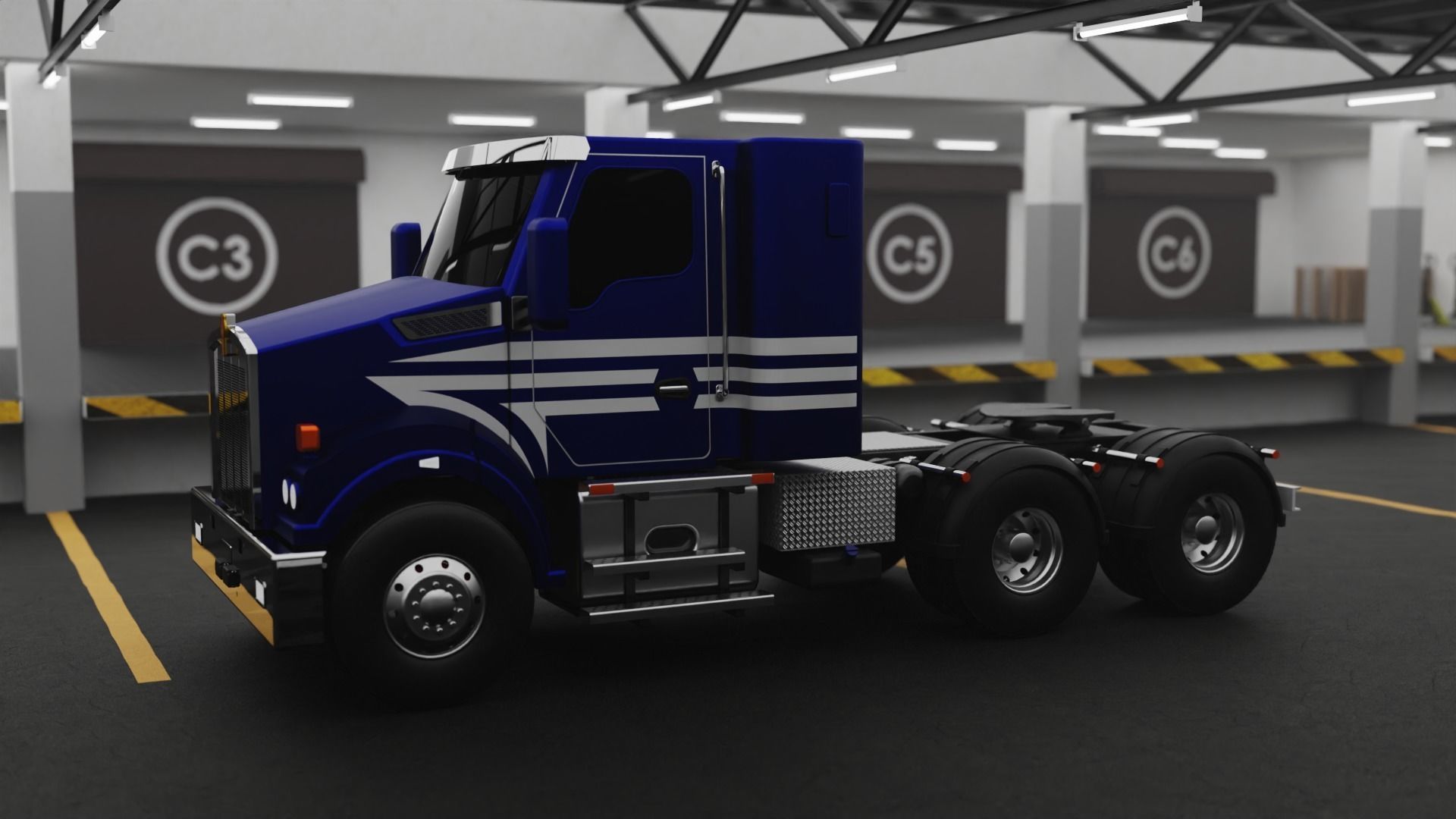 Kenworth T410SAR Truck Model Design 3D print model_11