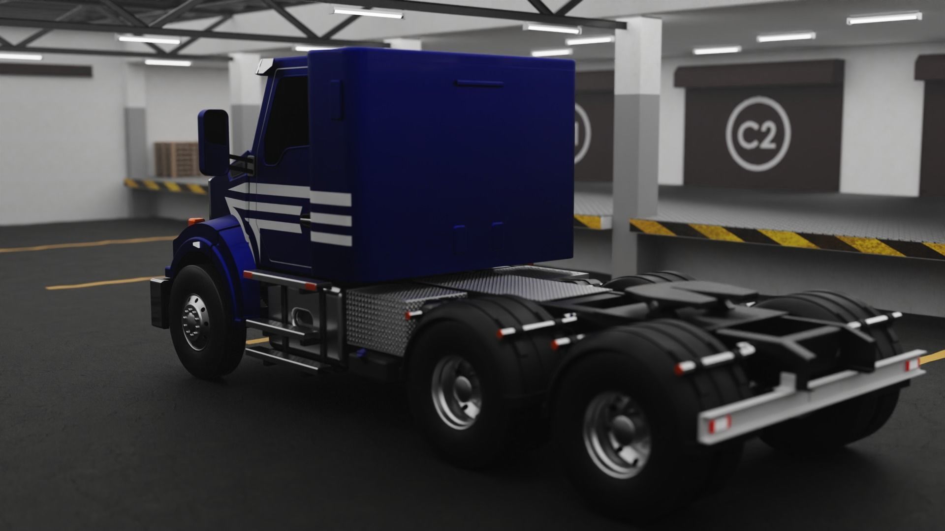 Kenworth T410SAR Truck Model Design 3D print model_12