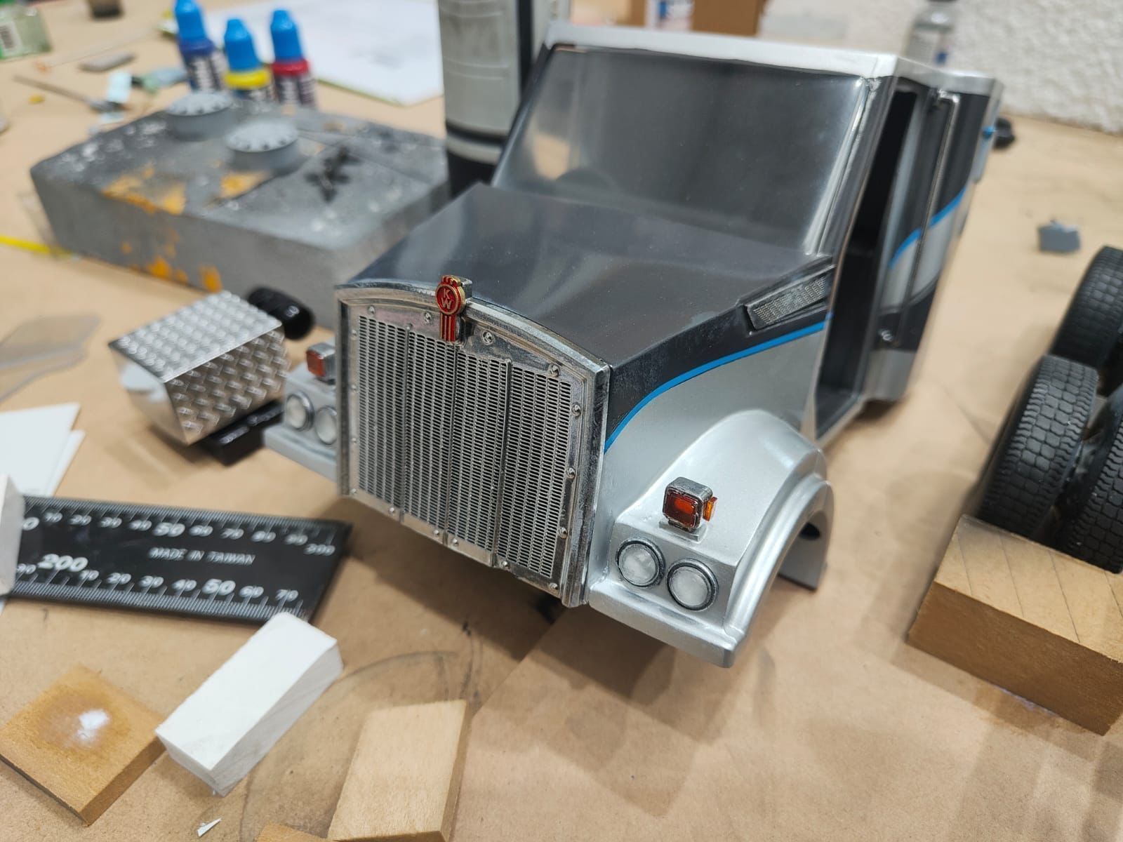 Kenworth T410SAR Truck Model Design 3D print model_5