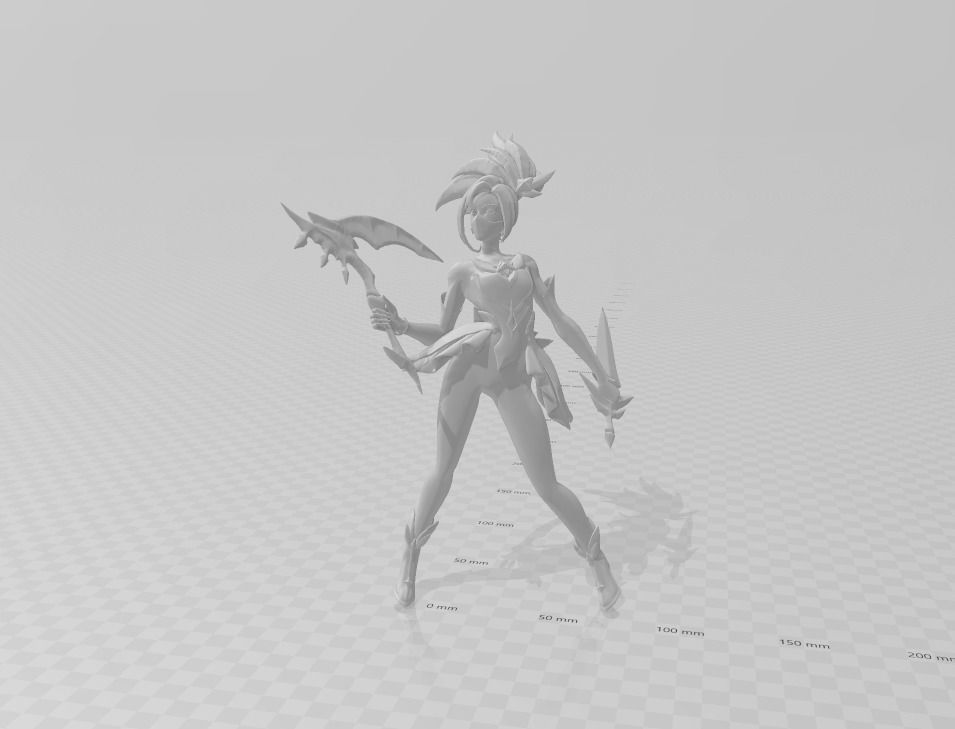 Star Guardian Akali 3D Model 3D print model_2