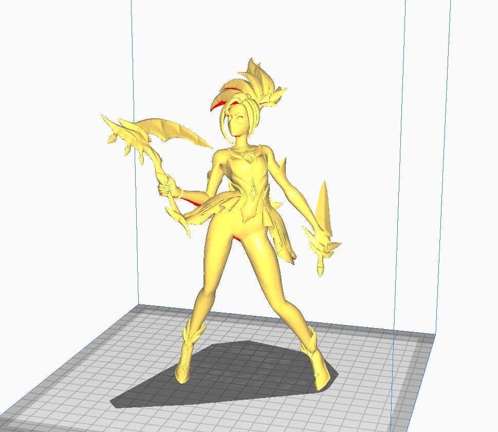 Star Guardian Akali 3D Model 3D print model_1