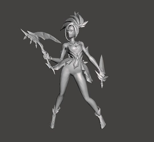 Star Guardian Akali 3D Model 3D print model