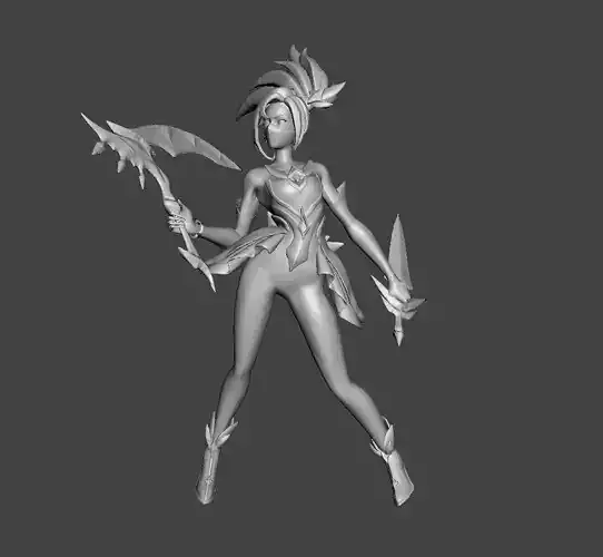 Star Guardian Akali 3D Model