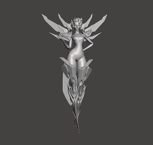 Strike Commander Camille 3D Model 3D print model
