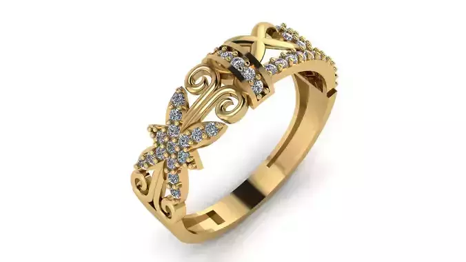 wedding Ring cocktail gemstone printable collection E 001