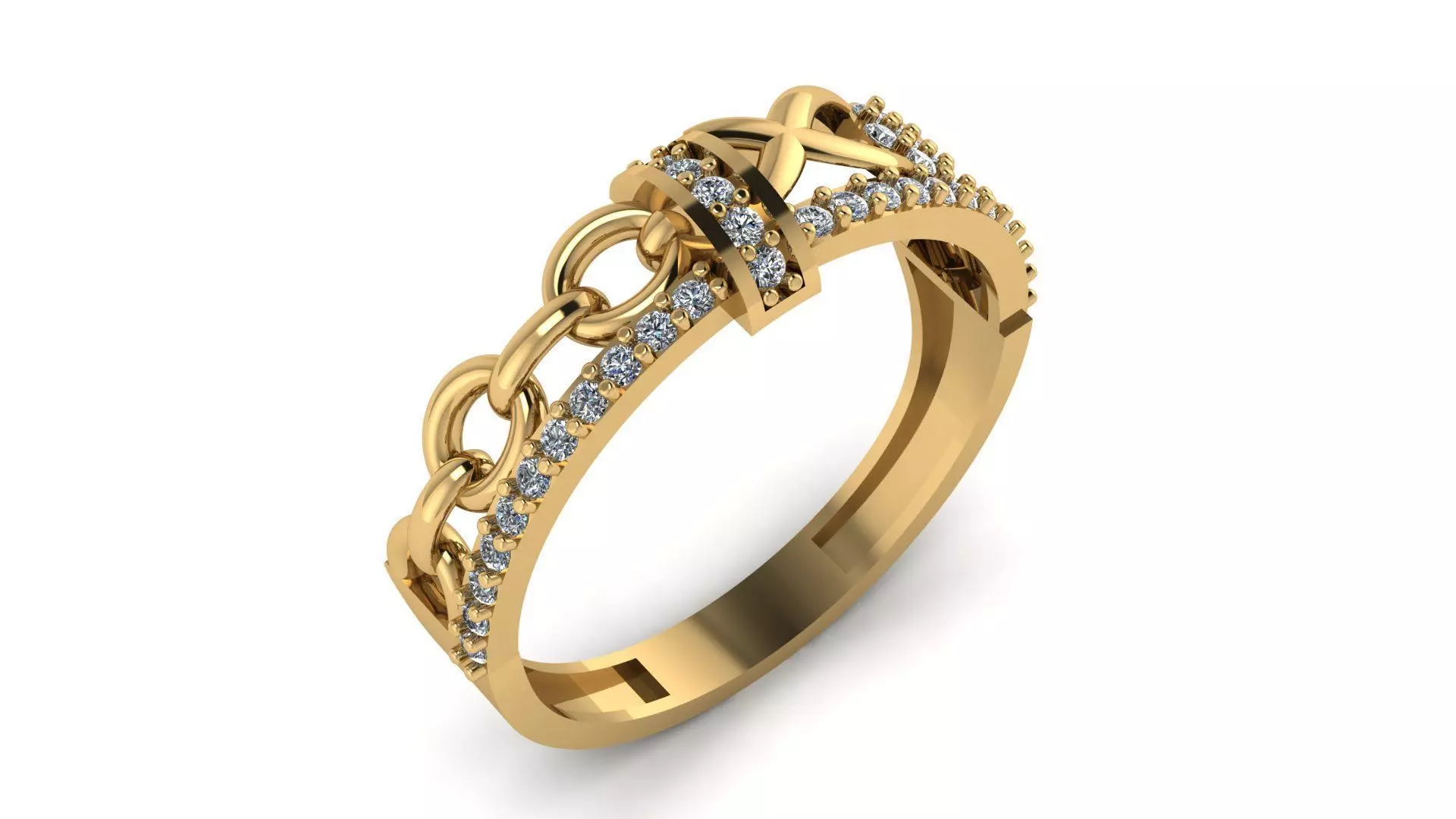 wedding Ring cocktail gemstone printable collection E 002 3D print model