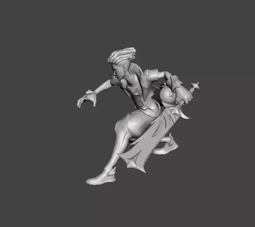 Star Guardian Ekko 3D Model 3D print model_0