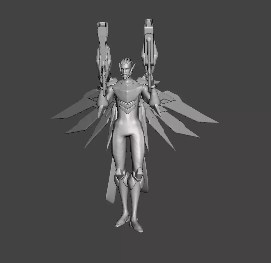 Strike Paladin Lucian 3D Model 3D print model_0