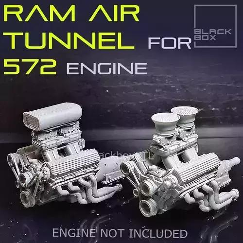 RAM AIR TUNNEL set for 572 ENGINE 1-24th