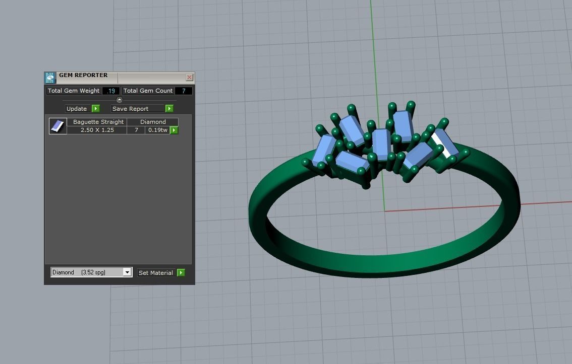 ring jewelry 3D print model_4