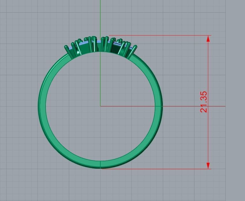 ring jewelry 3D print model_9