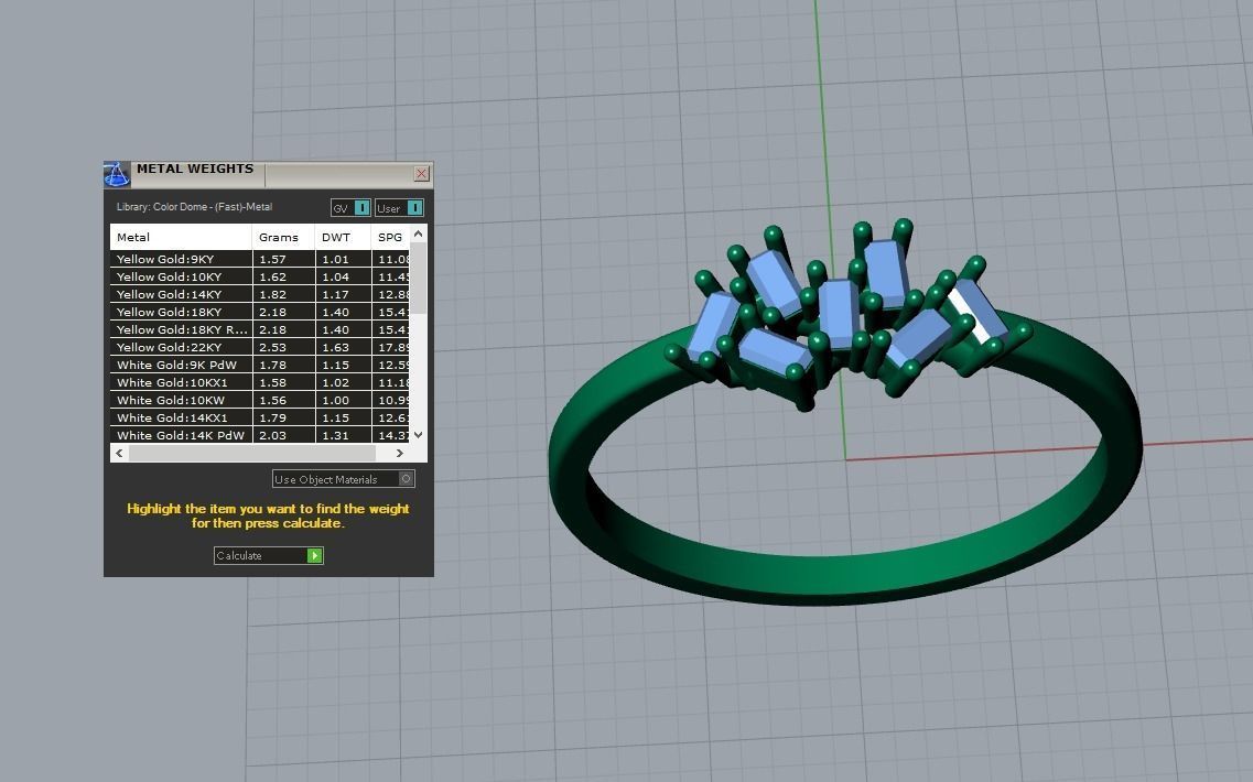ring jewelry 3D print model_3