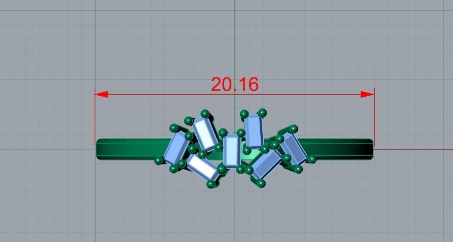 ring jewelry 3D print model_6