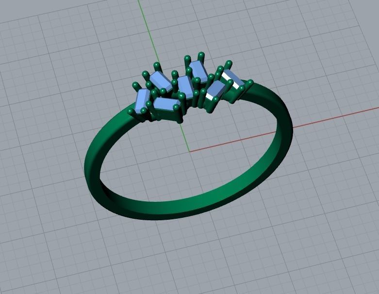 ring jewelry 3D print model_5