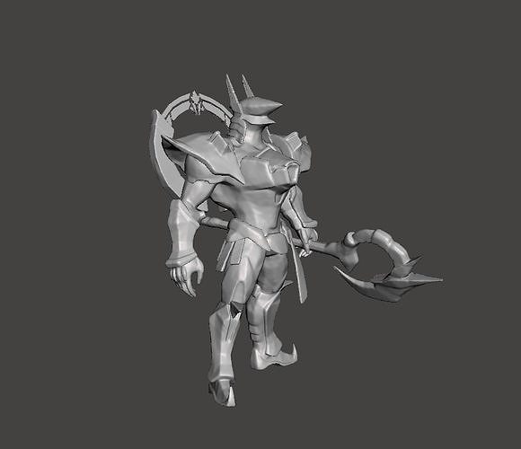 Armored Titan Nasus 3D Model 3D print model