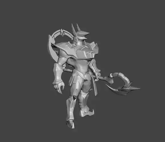 Armored Titan Nasus 3D Model
