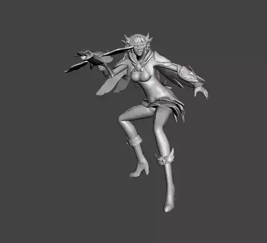 Star Guardian Quin 3D Model