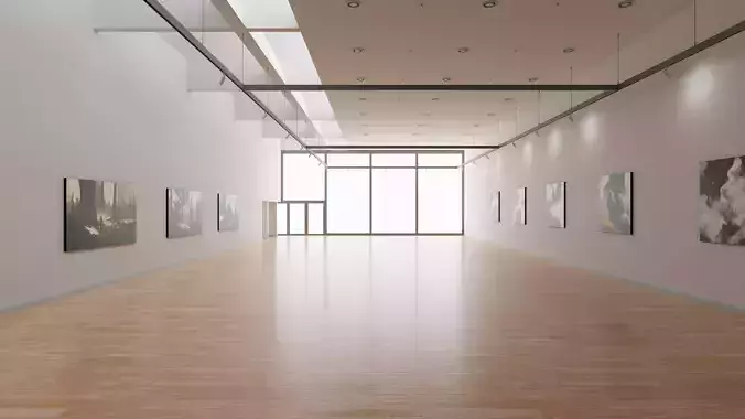 Art Museum Gallery Interior 34