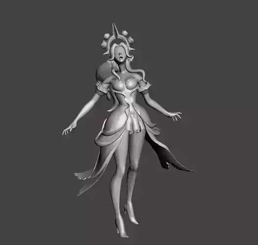 Withered Rose Syndra 3D Model