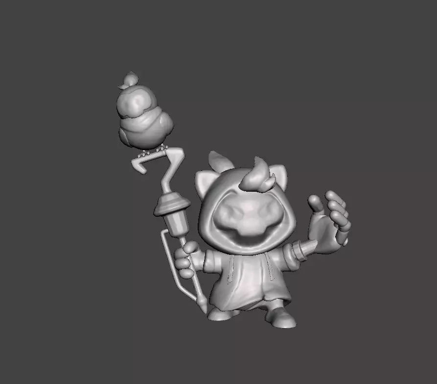 Monster Tamer Veigar 3D Model 3D print model_0