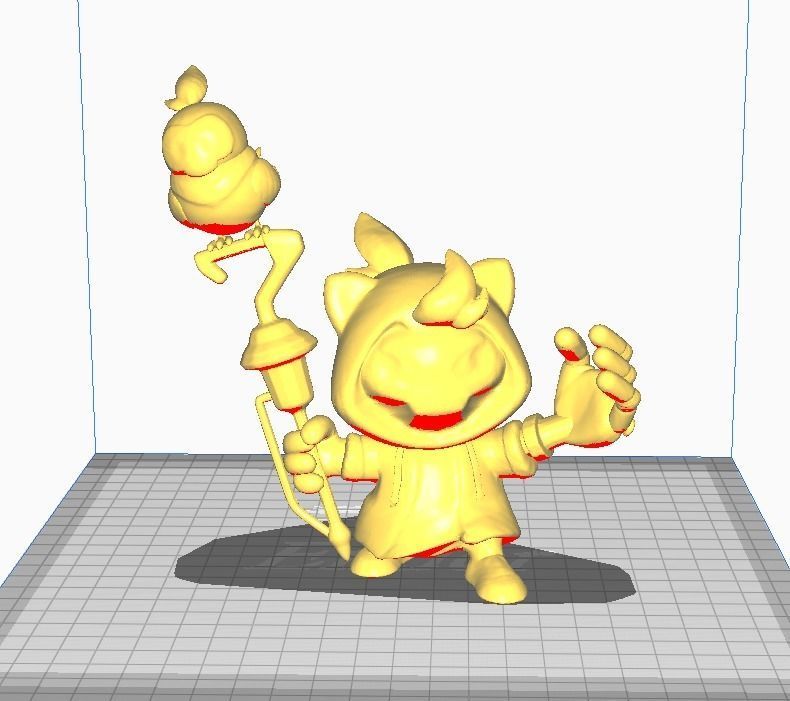 Monster Tamer Veigar 3D Model 3D print model_1