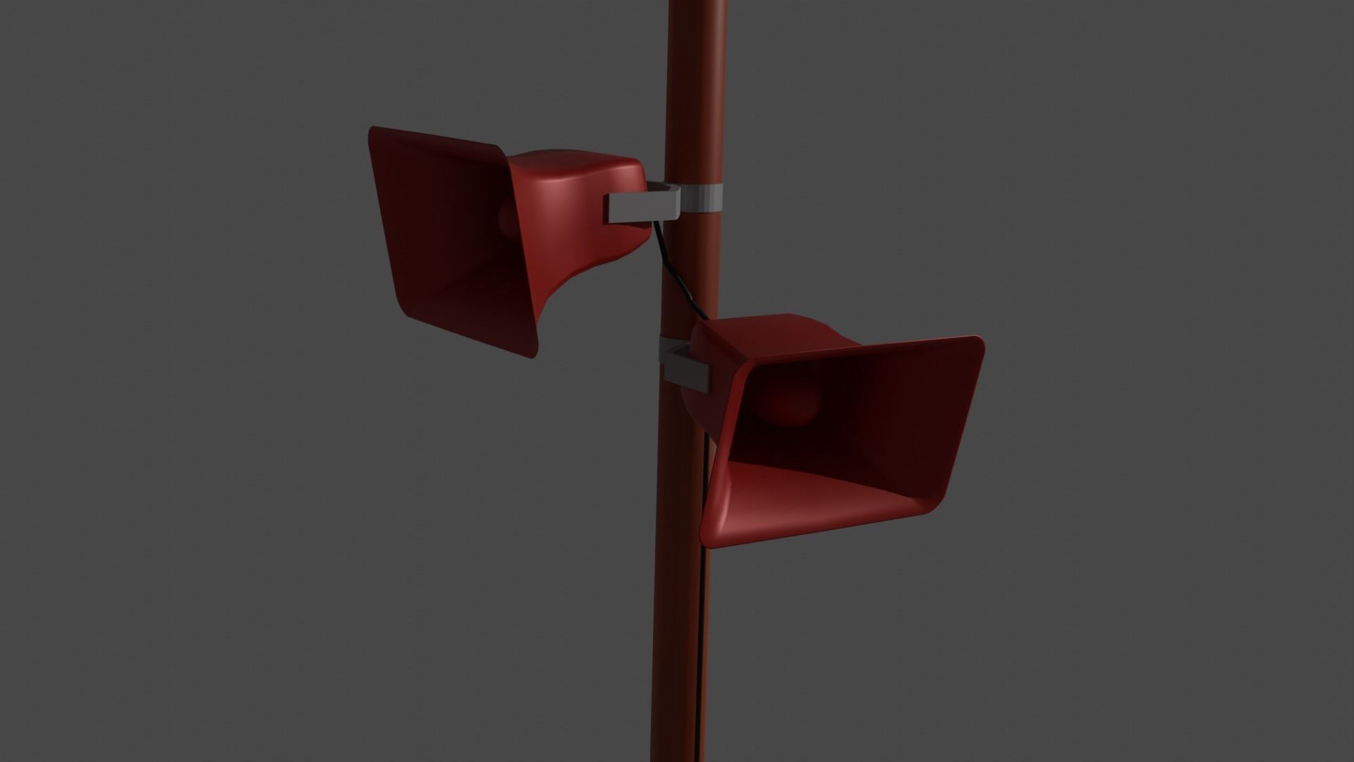 Siren traffic light Free 3D model_1