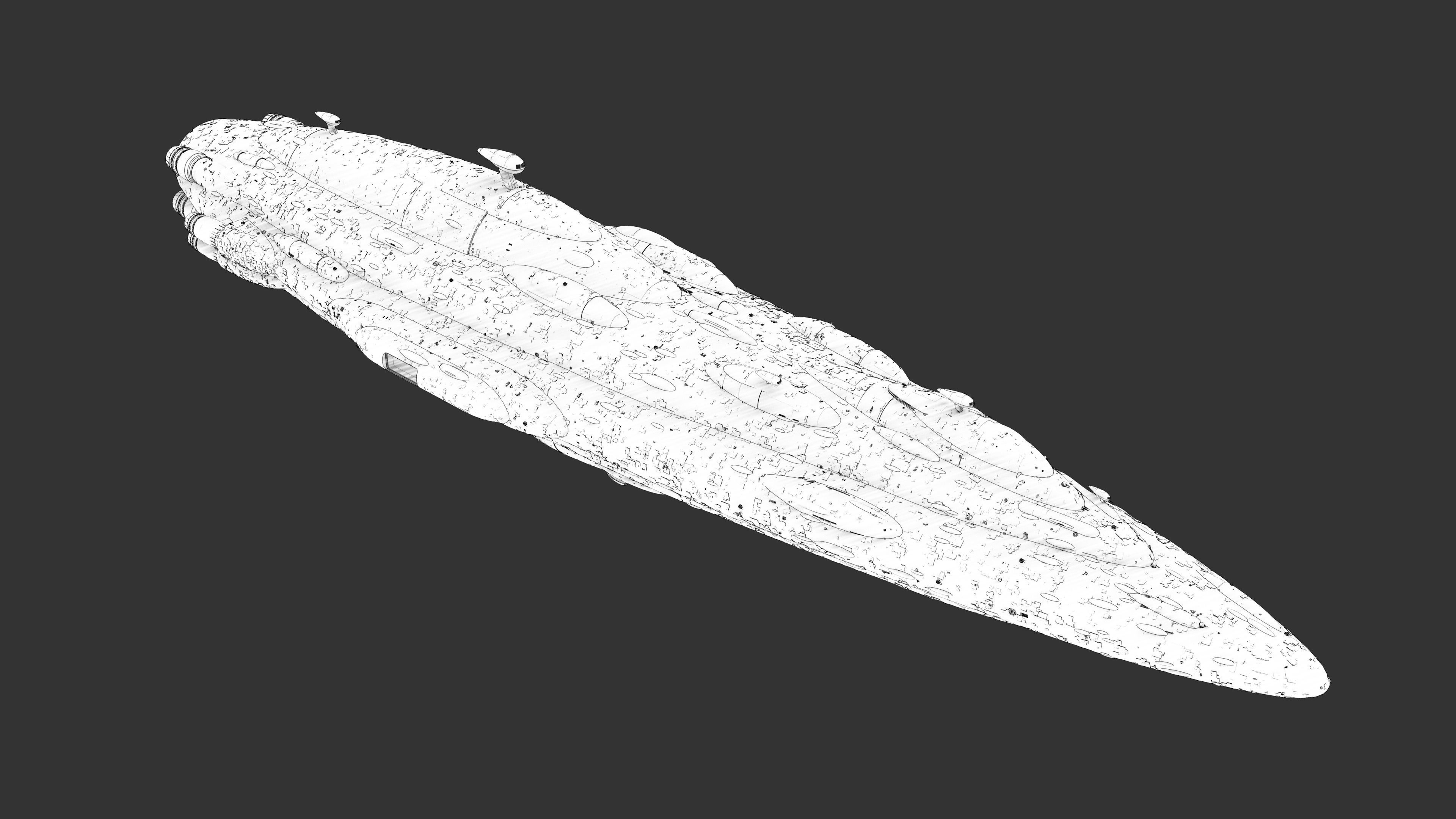 MC80A Home One - Star Wars 3D model_4