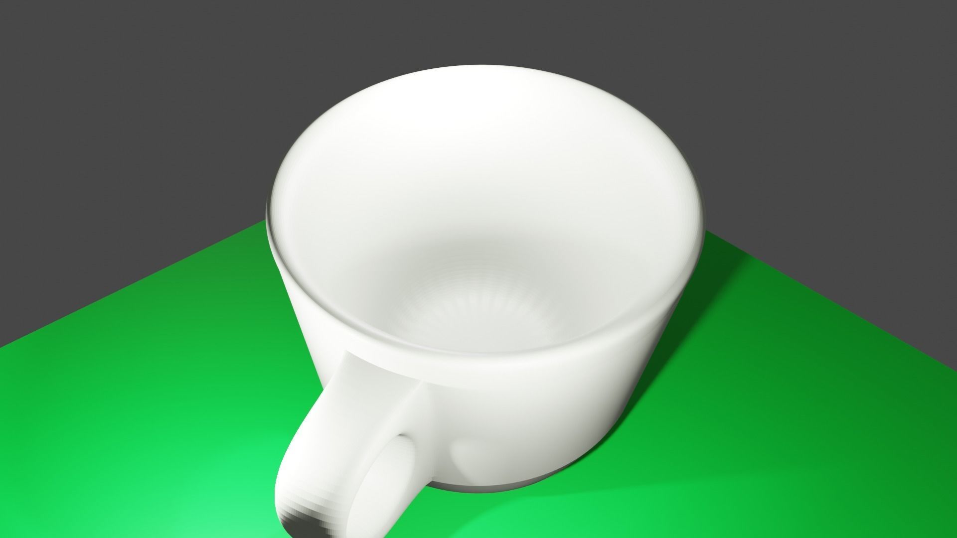 Cup and plate 3D model_4