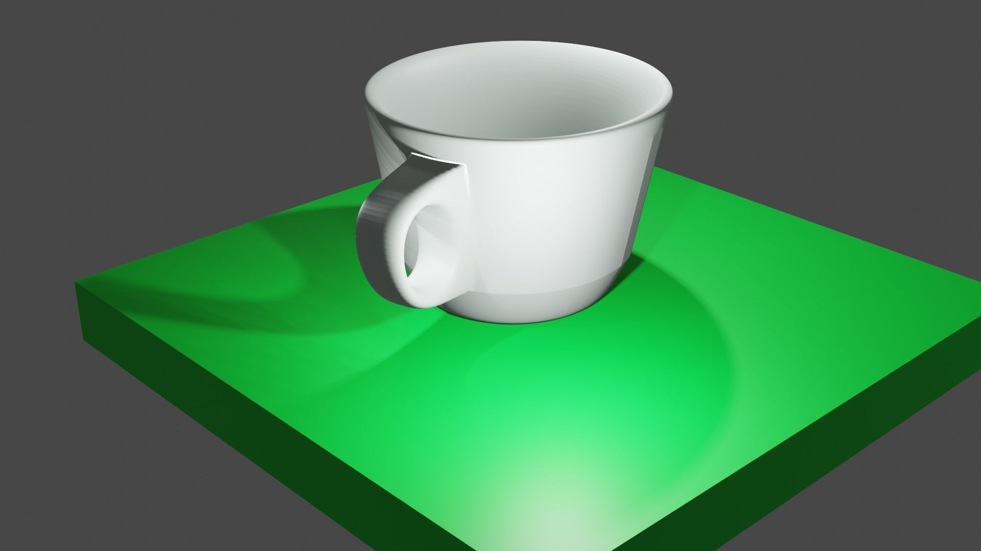 Cup and plate 3D model_2
