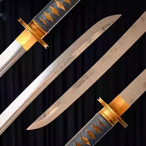 Katana Sword Low-poly model