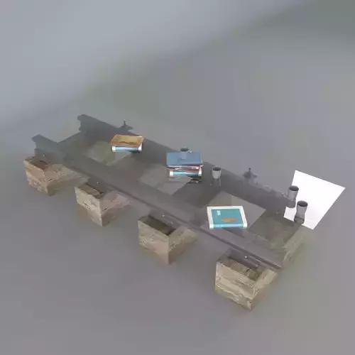 Rail Table 3D model
