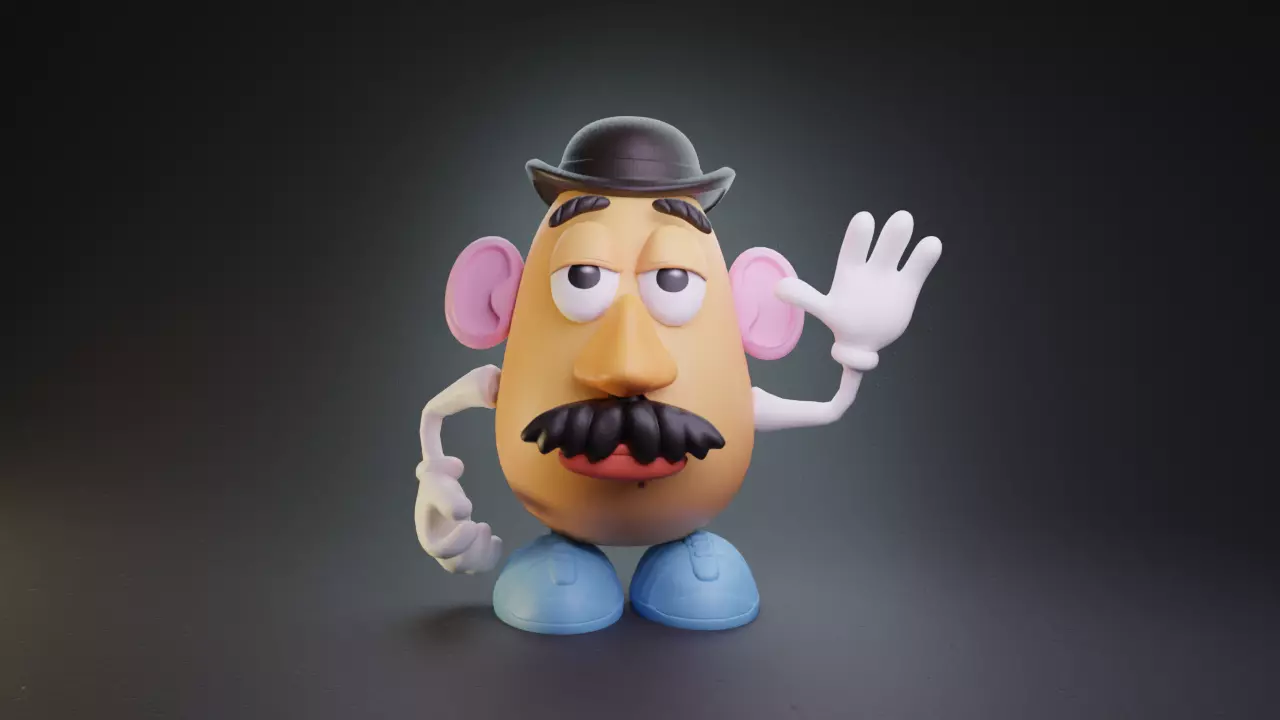 Toy story - Mr Potato Head rigged 3D model