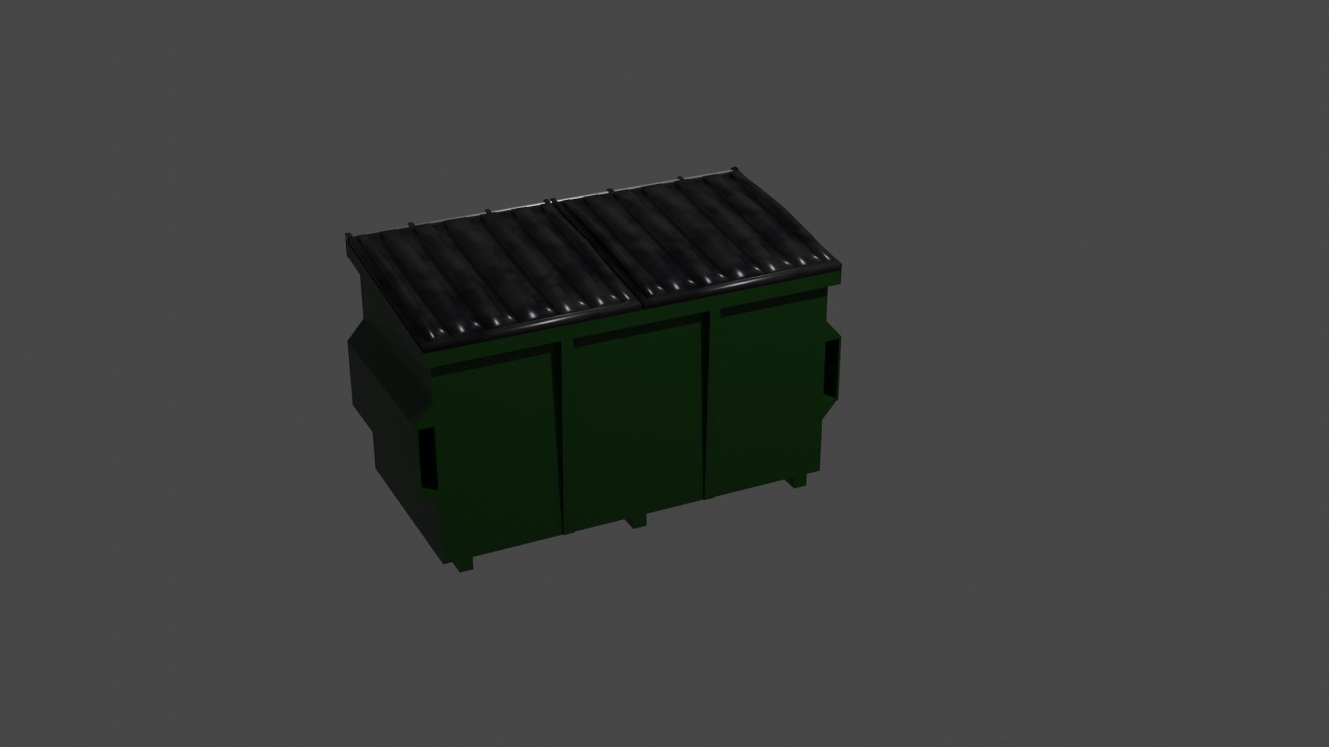 Garbage bin Free 3D model_1