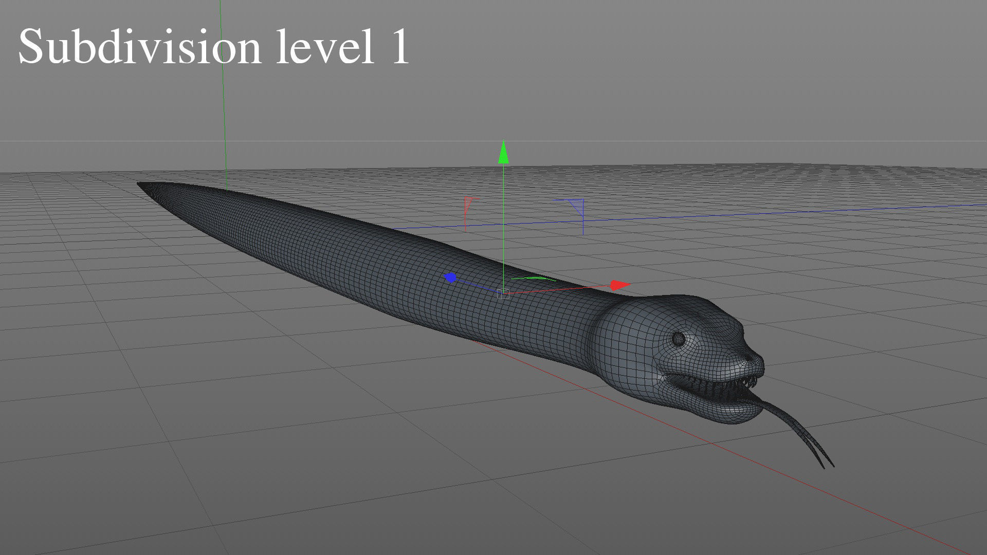 Snake Rigged and Animated 3D model_11