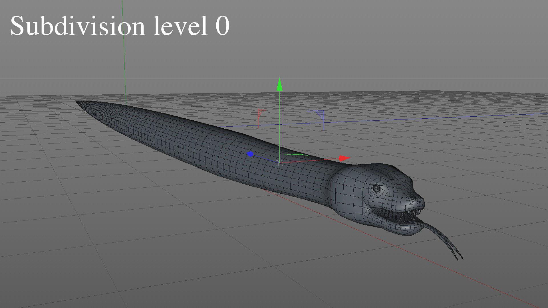 Snake Rigged and Animated 3D model_10