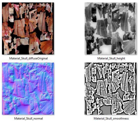 Skull Candle Photoscan 3D model_11