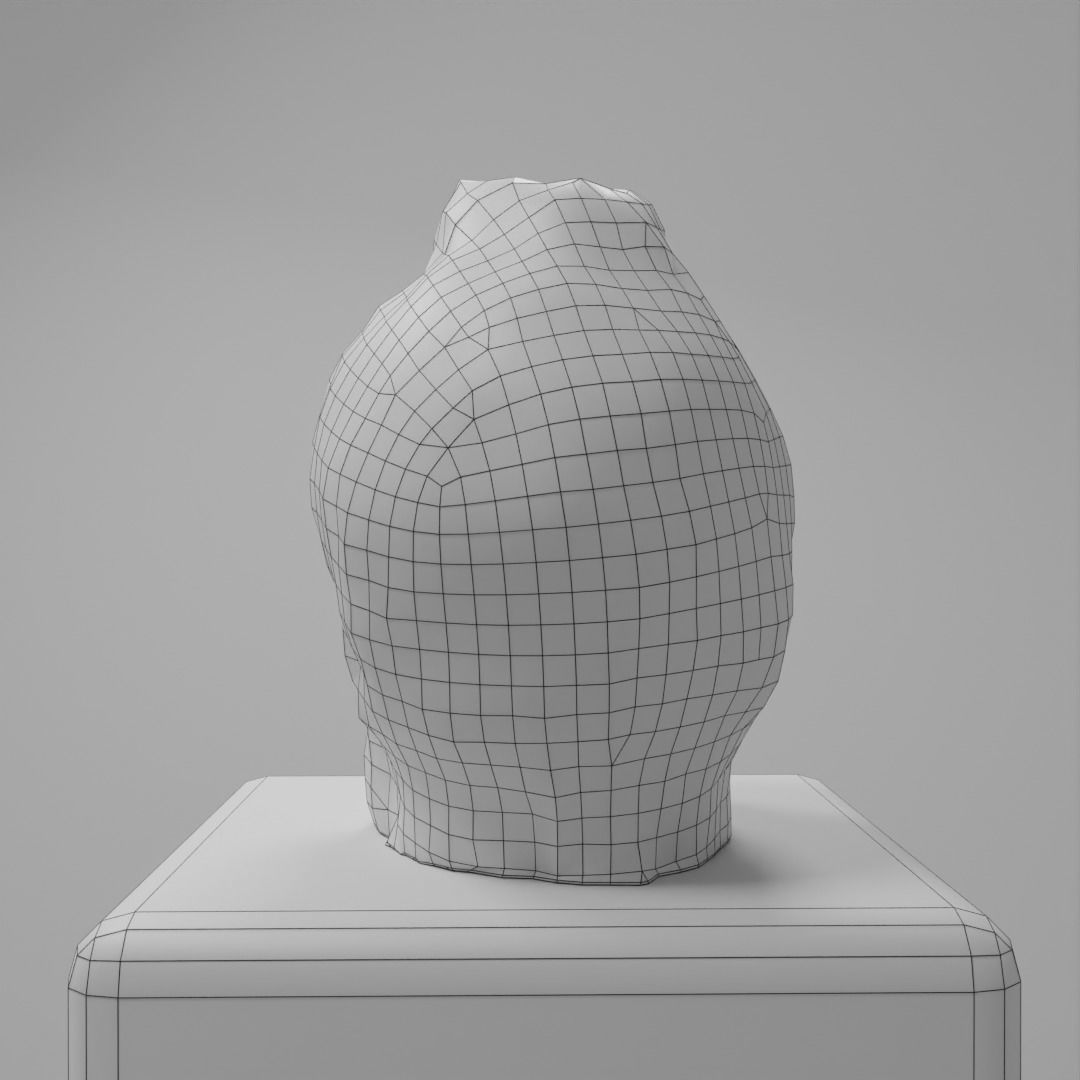 Skull Candle Photoscan 3D model_7