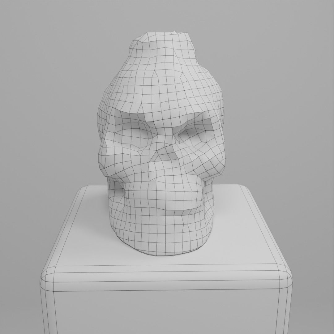 Skull Candle Photoscan 3D model_1