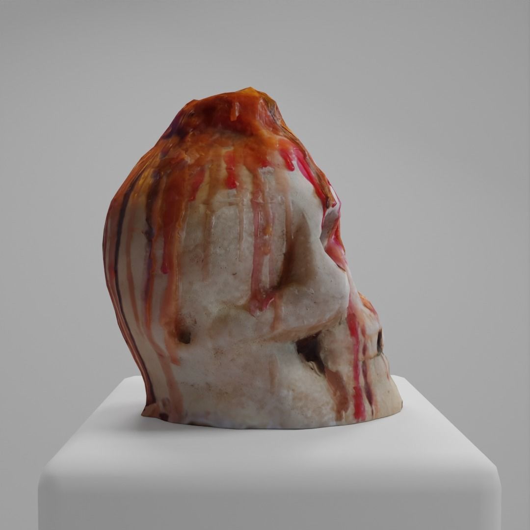 Skull Candle Photoscan 3D model_4