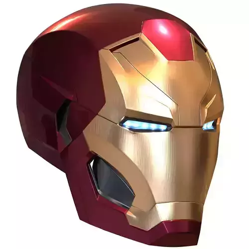 Iron Man MK 46 47 3d printable motorized helmet and inner detail 3D print model