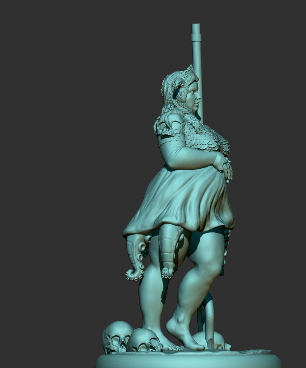 Sea Princess  3D print model_1